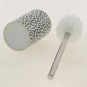 Ерш напольный SPOTS черно-белый, керамикаSWTK-1056E 000000000001192329