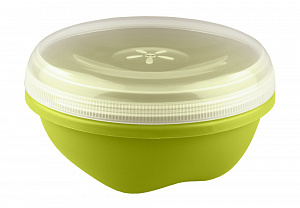 Банка с крышкой 580мл PHIBO ECO STYLE светло-серый пластик 000000000001080682