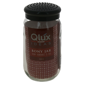 Банка для сыпучих продуктов 1л FACKELMANN Style серая крышка стекло 000000000001194381