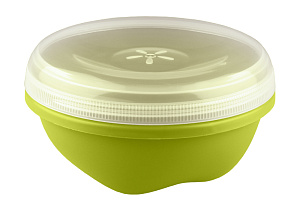 Банка с крышкой 580мл PHIBO ECO STYLE светло-серый пластик 000000000001080682