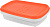 Контейнер для продуктов Plast Team PATTERN FLEX, с гибкой полиэтиленовой крышкой, прямоугольный, коралловый, 0,3л, 143х100х40 (PT1130) 000000000001201519