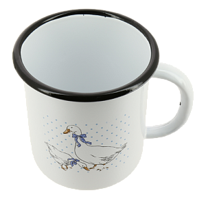 Кружка 1л СТАЛЬЭМАЛЬ Гуси эмалированная сталь 000000000001207710