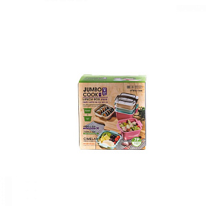 Ланчбокс "CIMELAX JUMBO COOK MINI" из 3-х контейнеров с крышками: 450мл х 2шт. и 750мл 000000000001169637
