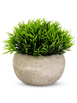 Цветок искусственный растение Трава 13см в горшке 000000000001218480