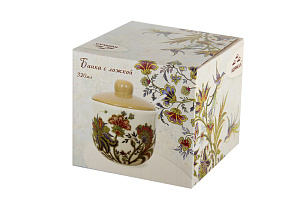 Банка c ложкой 320 мл п/уBright Ornamental,ZF1186-21 000000000001193114