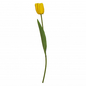 Цветок искусственный Тюльпан 49,2см желтый 000000000001218373