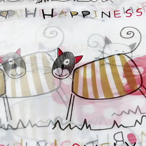 Штора для ванной Кошки, 180х180 см 000000000001176920