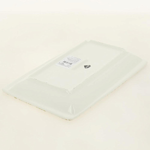 Блюдо сервировочное 30х18см LUCKY Узор барокко прямоугольное (большое) керамика 000000000001208738