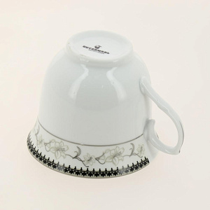 Набор чайный 12 предметов 220мл (6 чашек + 6 блюдец) GUTERWAHL ВЕНЕРА киффа ПУ фарфор 114-19008 000000000001205651