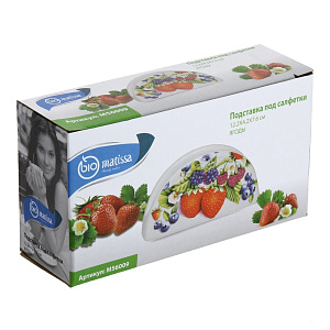 Салфетница Ягоды Matissa, 12.2х4.2х7.6 см 000000000001152606