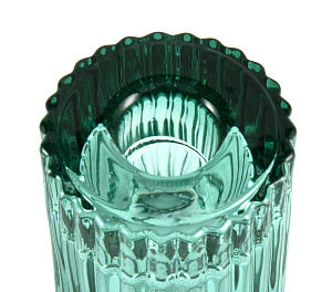 Подсвечник двухсторонний 5,5х7,5см стекло 000000000001216423