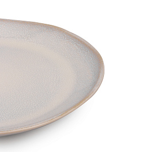 Тарелка десертная 21,5см Агат серый глазурованная керамика 000000000001217659