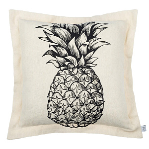 Наволочка декоративная "Этель" Ананас 40х40 см, 80% хлопок, 20% полиэстер, 3794333 000000000001185443