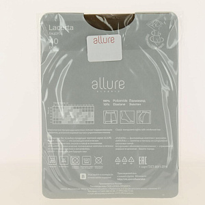 Колготки женские 40ден р.4 ALLURE Лацерта glase 000000000001197426