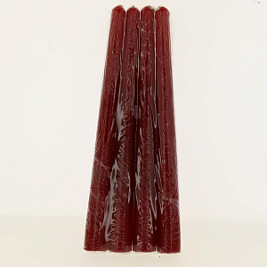 РУСАЛОЧКА Свечи античные 4 штуки бордовые 730597 000000000001189297