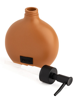 Диспенсер для жидкого мыла DE'NASTIA Джинс эффек коричневый полирезина 000000000001214358