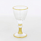 Рюмка для ликера 50мл с золотом прозрачный стекло