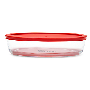 Форма для запекания 1,6л MATISSA овальная с крышкой боросиликатное стекло 000000000001220444