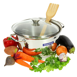 Кастрюля с крышкой 5,67л TRAMONTINA Allegra 62654/244-TR 000000000001087642