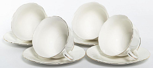 Набор чайный 8 предметов (чашка 220мл-4шт/блюдце-4шт) BALSFORD ОРНЕЛЛА фарфор 000000000001212782