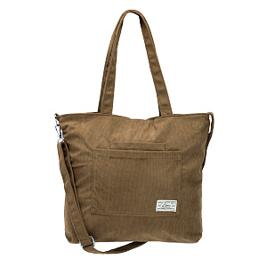 Сумка женская 34x34х7см бежевый вельвет/полиэстер 000000000001221754