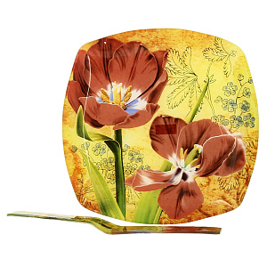 Набор для торта Цветы Olaff, 2 предмета 000000000001163551