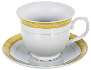 Набор чайный фарфор13шт 6 чашек220мл+6блюдец+чайник1200мл подарочная упаковка АЛЬЗИР GUTERWAHL 114-17047 000000000001193920