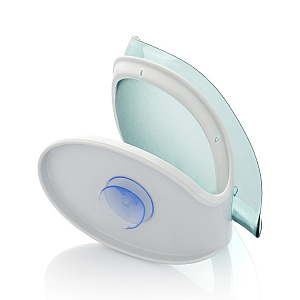 Мыльница 12x13,5см LUCKY Овал со сливом на ножке синий полистирол/полипропилен 000000000001222997