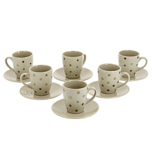 Кофейный набор Agness, 100мл, 12 предметов 000000000001166328