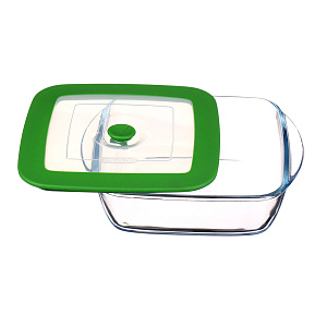 Форма для приготовления 1л 20х17х5,5см PYREX 4в1 круглая с крышкой стекло 000000000001088911