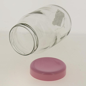 Банка для хранения 1000 мл розовая крышка 125-13101 000000000001182814