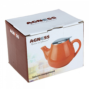 Заварочный чайник Agness, 650мл, керамика 000000000001163105