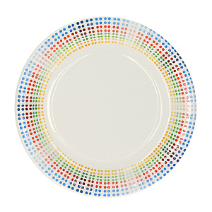 Набор одноразовых тарелок Цветные Точки Pap Star, 23 см, 10 шт. 000000000001142450