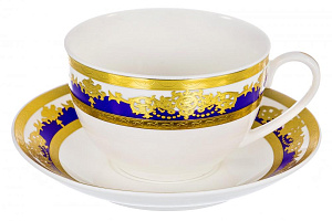 Чайная пара чашка фарфор 240мл/блюдце подарочная упаковка Эстелла Balsford Султан 123-16020 000000000001197875