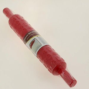 " Скалка фигурная ""Сердечки"" 37*5см, рабочая часть 25см DA80-270. Изготовлено из пластмассы (полипропилен)." 000000000001190146