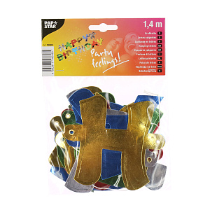 Гирлянда буквы День Рождения Pap Star, 1.4 м 000000000001142509