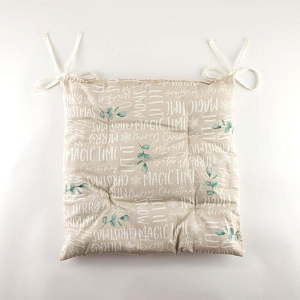 Сидушка "Этель" Beautiful Сhristmas 42х42х7см, 100% хлопок, саржа 190гр/м2 5215715 000000000001202361