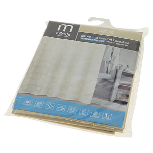 Штора для ванной Sand Dust,180х180 см 000000000001161366