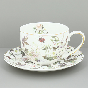 Набор чайный 9 предметов BALSFORD ВЕРОНА (чашки 270мл-4шт, блюдца-4шт, чайник 1,25л) фарфор 000000000001211922
