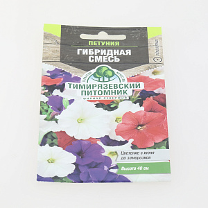 Семена цветы петуния 0,1гр TIM гибридная смесь 000000000001215020