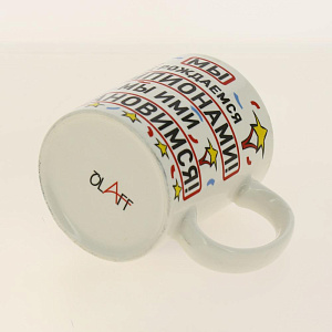 Кружка 350мл, NEW BONE CHINA,индивидуальная подарочная упаковка,ЧЕМПИОН,170-08064 000000000001192709