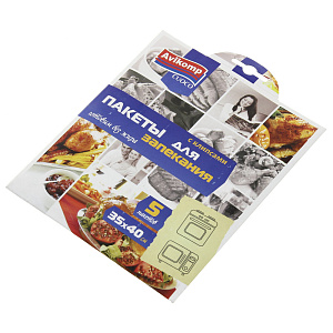 Пакеты для запекания 35х40см 5шт CUOCO с клипсой 000000000001154514