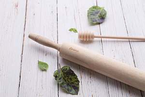 Скалка Bravo, 38х4 см, гевея 000000000001162211