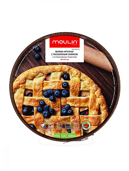 Форма 26x7см MOULIN VILLA Brownstone разъемная круглая алюминий 000000000001204853