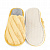 Туфли домашние-тапки р.42-43 LUCKY Мороженое желтый искусственный мех полиэстер 000000000001214552