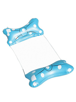 Матрас-гамак 130х170см для плавания бантики в ассортименте ПВХ/нейлоновая ткань 000000000001227374