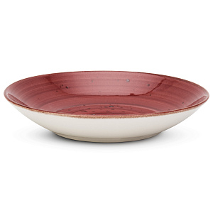 Тарелка суповая 19см TULU PORSELEN DENIZ розовый фарфор 000000000001208233