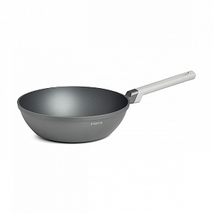 Сковорода Вок 28см DE'NASTIA серый алюминий 000000000001223618