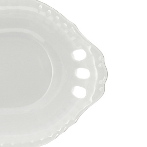 Овальная резная корзинка Платиновая отводка Porcelaine Czech Gold Hands 000000000001136267