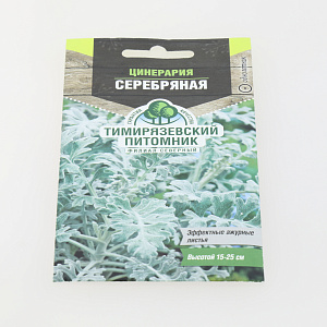 Семена цветы цинерария 0,05гр TIM Серебрянная 000000000001215035